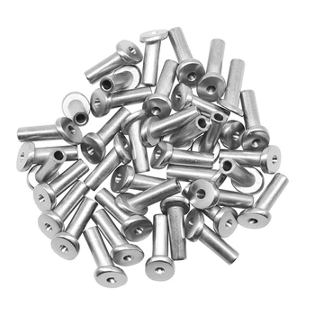 

Big deal 60 Pcs T316 Marine Grade 30 Degree Angle Bevel Protector Sleeves Wood Post Protector for Wire Rope Cable Railing