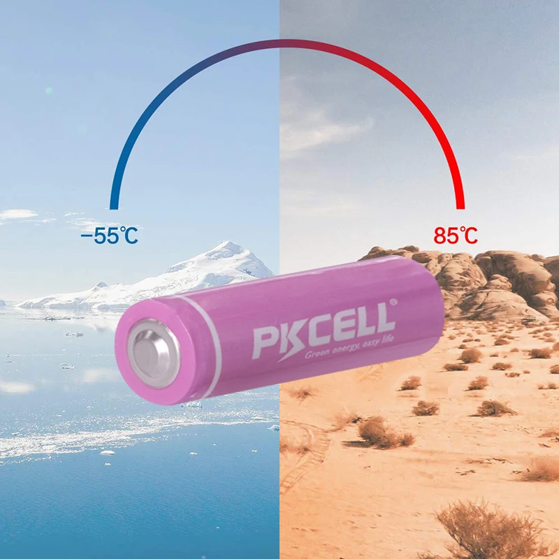 Литиевая батарея PKCELL CR14505 14505 3 в AA LiMnO2 1400 мАч батарейка размера aa для камеры