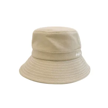 

Letter Embroidery Individual Fisherman Hat Harajuku Hip Hop Basin Hat