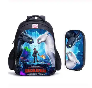

New Catoon How to Train Your Dragon 3 Children School Bags Orthopedic Backpack Kids School Boys Girls Mochila Infantil Bags