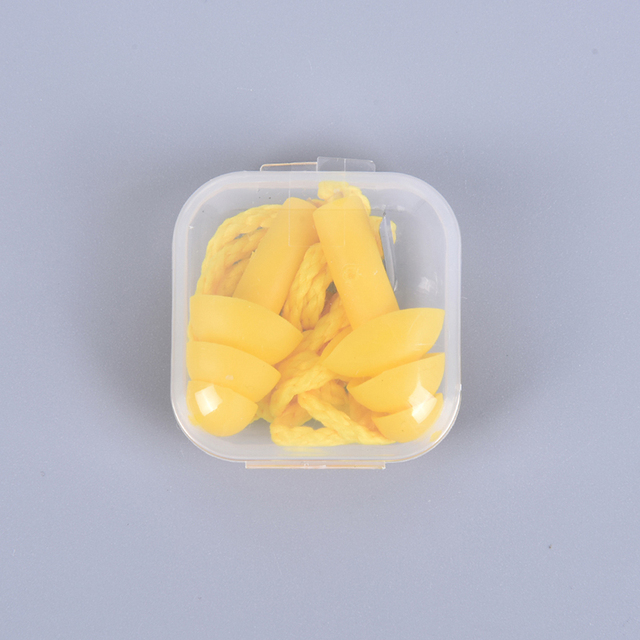 Comfort Earplugs Noise Reduction Silicone Soft Ear Plugs PVC Rope Earplugs Protective For Swimming For Sleep