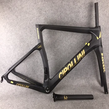 

Black with Gold logo T1000 3K Matte Cipollini NK1K carbon road bike frames Bicycle Frameset RB1K THE ONE with XXS/XS/S/M/L/XL