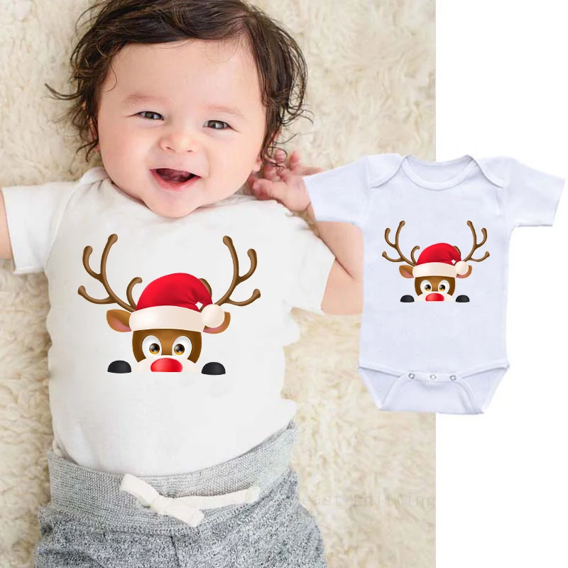 Новое поступление рождественские комбинезоны DERMSPE с изображением оленя для