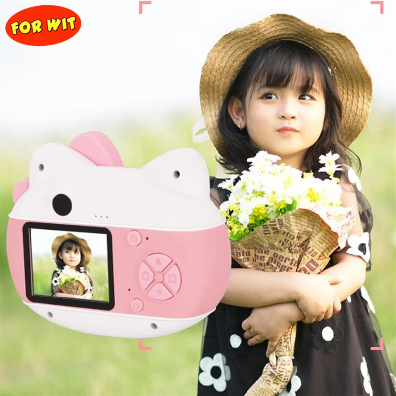 

Wifi Upload Mini Kid Camera, Photograph 2.000-megapixe, Video 0.800-megapixe, with 16GB Micro SD Card