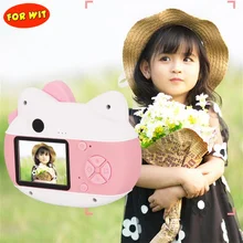 Wifi Upload Mini Kid Camera, Photograph 2.000-megapixe, Video 0.800-megapixe, with 16GB Micro SD Card