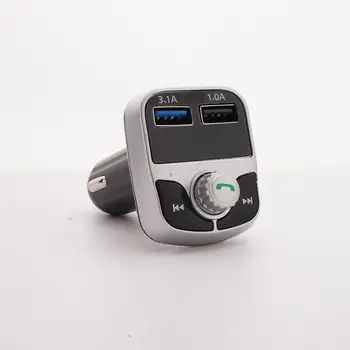 

Bluetooth FM Transmitter Aux Modulator Handsfree Calling Player Car Dual MP3 USB Car Audio Bluetooth Kit Car Charger Receiv X8U5