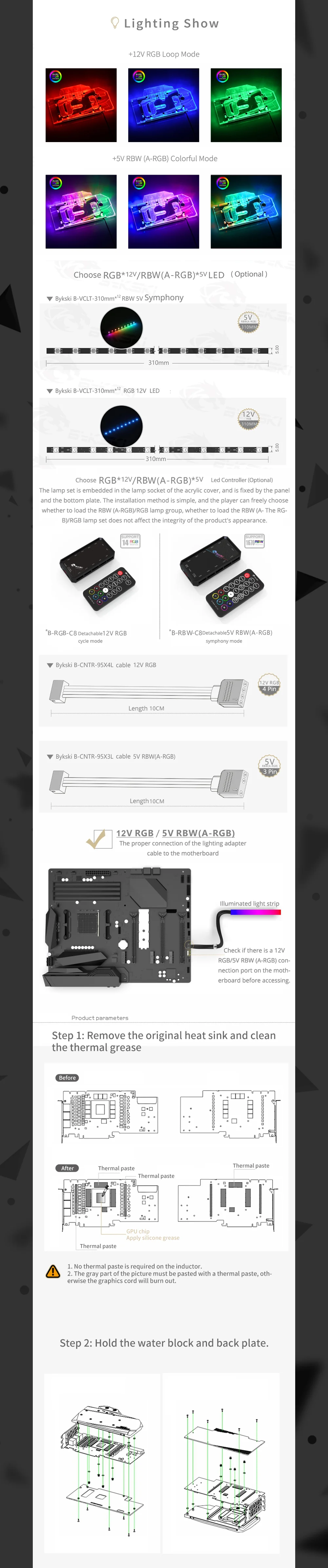 Bykski 3090 3080 GPU Water Cooling Block, For Gigabyte AORUS RTX 3090 3080 3080Ti XTREME, Full Cover Cooler CPU GPU, N-GV3090AORUSXE-X  