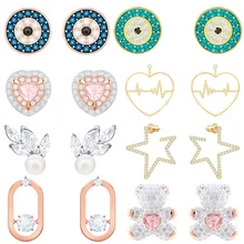 Мэнди Мода Стерлинговое Серебро Высокое качество лузусон жемчужные серьги женские ювелирные изделия почта