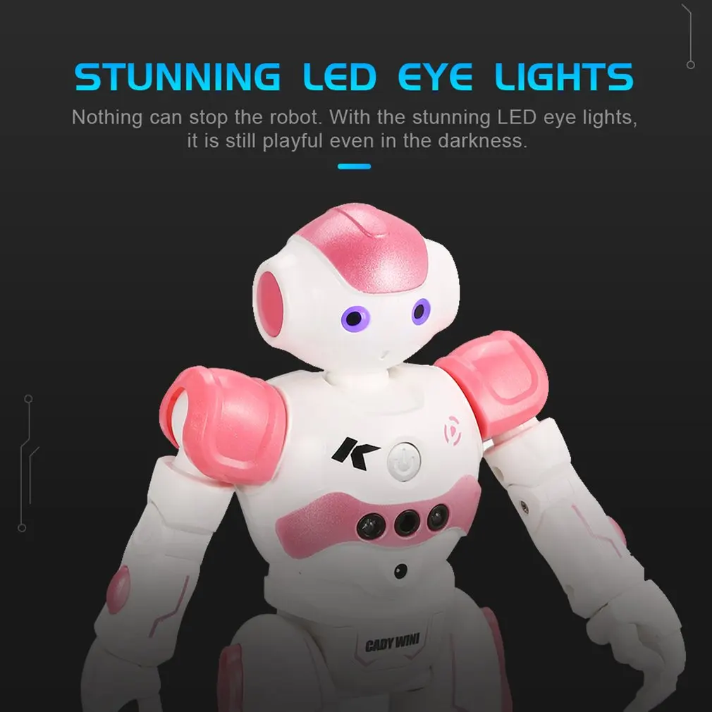 JJR/C R2 Dancing Robot Intelligent Gesture Control RC Robot Toy Blue Pink for Children Kids Birthday Gift USB Charging