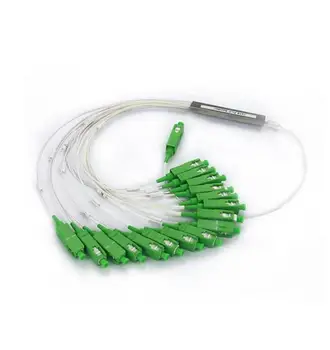 

10pcs Plc-Splitter Connectors Steel-Tube Fiber Sc/apc Mini 1m with Length 1--16