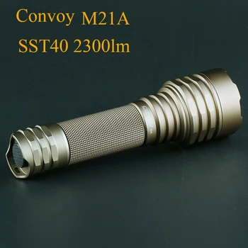 

Convoy M21A Luminus SST40 LED Flashlight EDC Linternas C8+ 21700 Version Torch 2300lm Camping Hunting Work Light Latarka Zaklamp