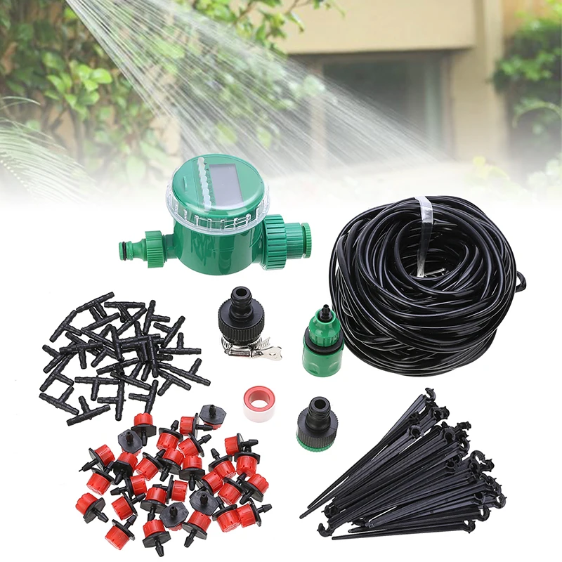 

New 25M Automatically Irrigation Kit DIY Drip Irrigation System Automatic Watering Garden Hose Micro Drip Garden Watering Kits