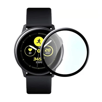 

Protective Film For Samsung Galaxy Watch Active 2 40mm 44mm Tempered Glass 3D Screen Protector Soft Fibre Glass Full Screen Film