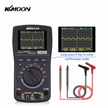 Osciloscópio handheld gráfico inteligente do multímetro digital de kkmoon hd com 2.4 polegadas 1mhz largura de banda 2.5msps taxa de amostragem
