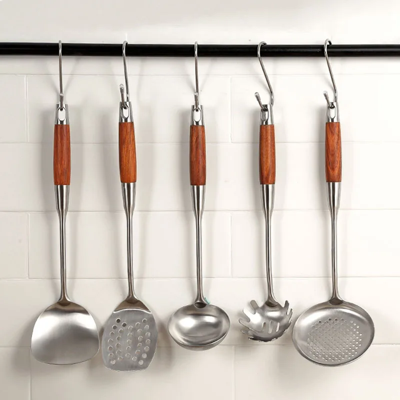 Портативная ложка для супа из нержавеющей стали|Наборы кухонных инструментов| |