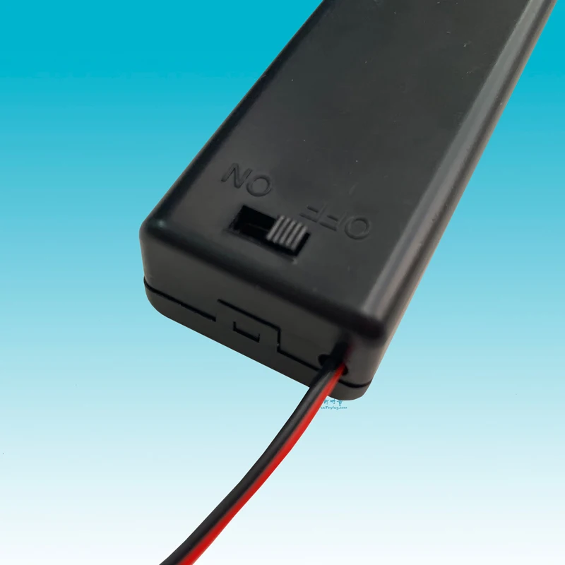 Battery Holder/Case with Switch Model Lighting Tools Railway Layout Linker Plug for 2 X Aaa Battery