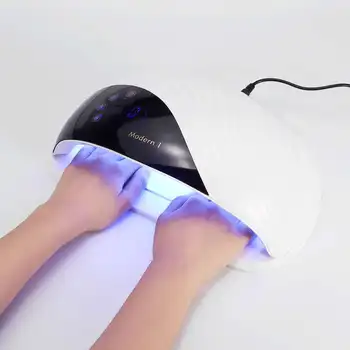 

Professional LED UV Nail Lamp 120W Quick Sensor Polish Gel Dryer Machine Infrared Intelligent Response Double Light Source