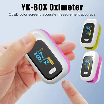 

Newest Fingertip Oximeter Blood Oxygen Saturation Pulse Rate OLED Screen Portable for Home Promotion