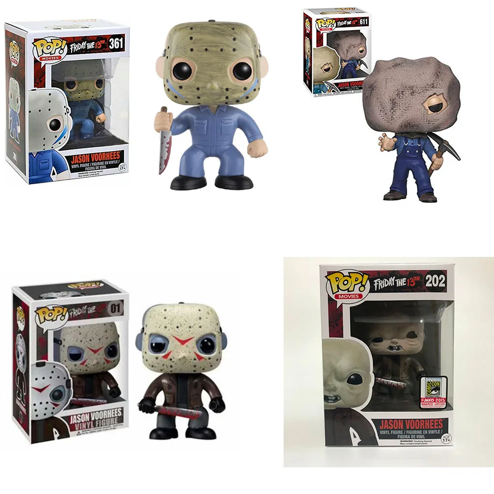 Funko POP Friday 13th Jason Voorhees 611 #361 #01 #202 # ПВХ фигурки Детские игрушки Модель Кукла подарок |