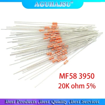 

20 pcs Thermal Resistor NTC MF58 3950 B 20K ohm 5%
