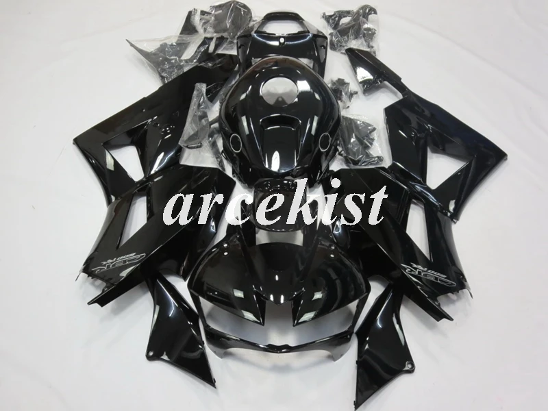 Литья под давлением ABS Полный обтекатели пригодный для HONDA CBR600RR F5 2013, 13, 14, 15, 16, 17, 18, корпус из двух вещей черно
