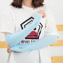 19 летний солнцестойкий вискозный манжет на открытом воздухе для езды за рулем УФ-защита удлиненная тонкая рука ледяной рукав