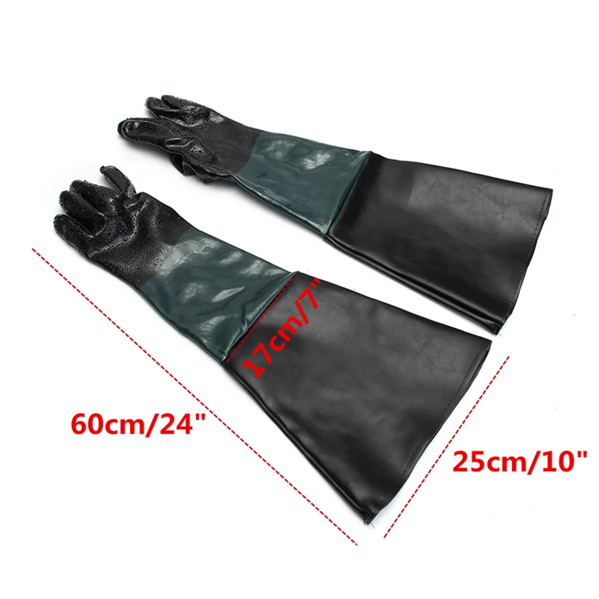 

Free shipping Lengthening and thickening rubber gloves 60*30cm