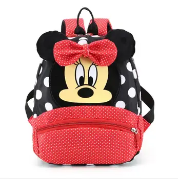 

Disney Minnie Girls Backpack Kids Mickey Mouse Bag School New Cartoon Children Boy Backpacks Nylon Kindergarten Bags