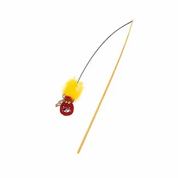 

Catit Play Pirates Gold Pouch Catnip Wand Toy