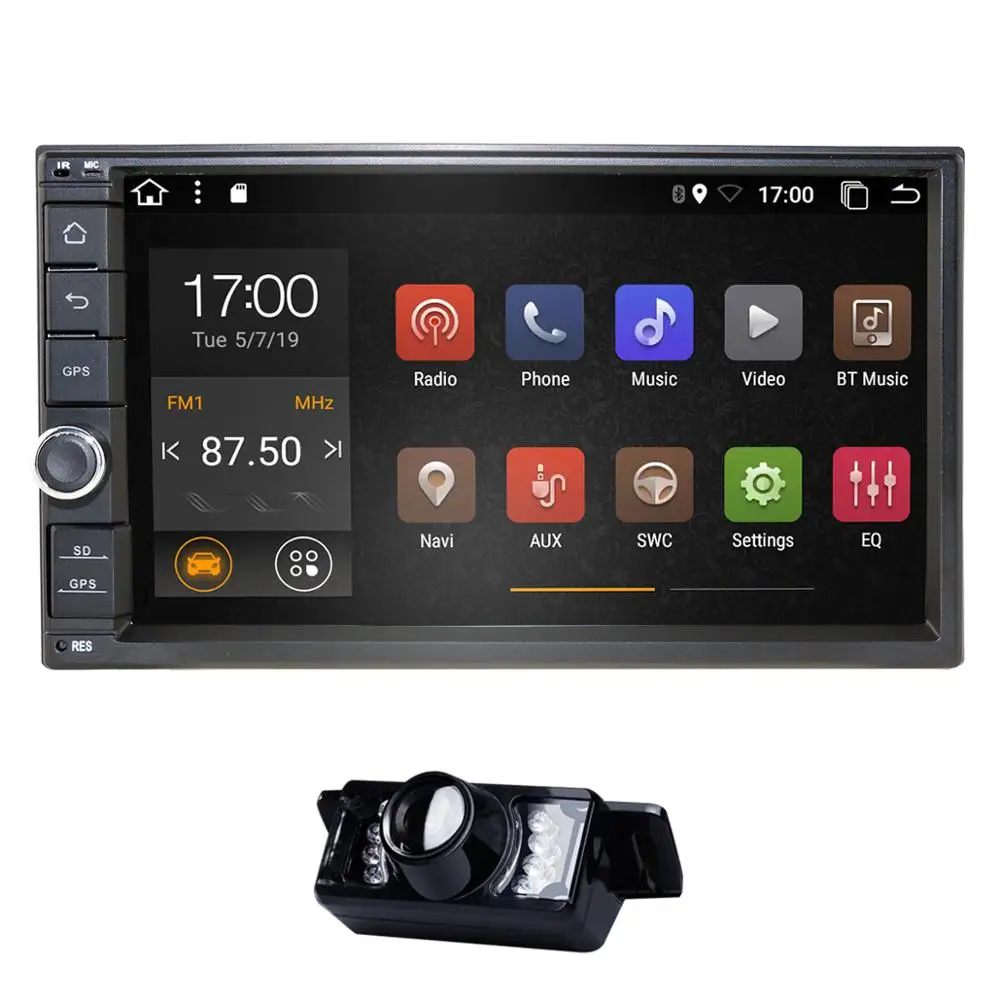 Best Rotatable 2 din 2G 32G Car radio for Universal car dvd player GPS navigation bluetooth  car accessory 4G internet A7 RQ 1080P 1