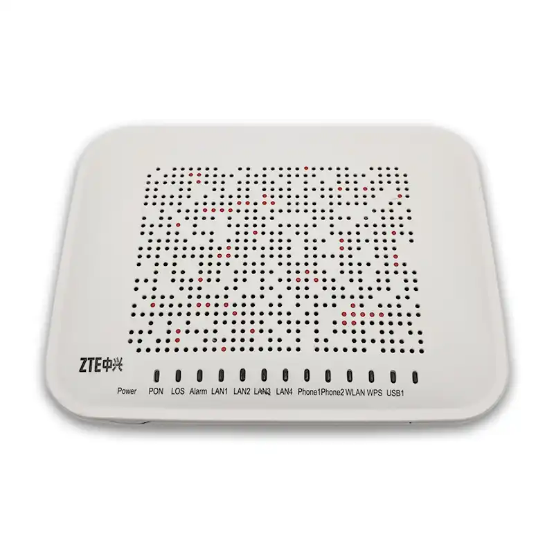 Б/у ZTE 2 шт. Gpon /Epon ONU F460/F660 (оригинальная копия) 4fe + 2TEL ONT 4G однодиапазонный Wi Fi роутер