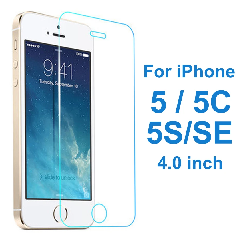 Закаленное стекло 9D с полным покрытием для iPhone 5 5S 5C SE 4 0 дюйма Защита экрана