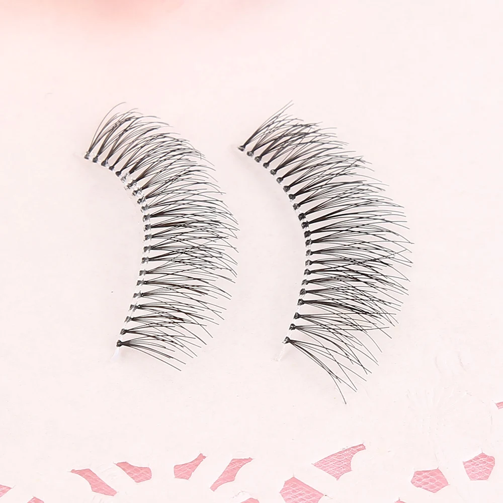 ELECOOL Soft 5Pairs/set Handmade Fiber Eyelashes Extensions Long Cross Thick Fake False Eye Lashes Maquiagem Cosmetic Tool