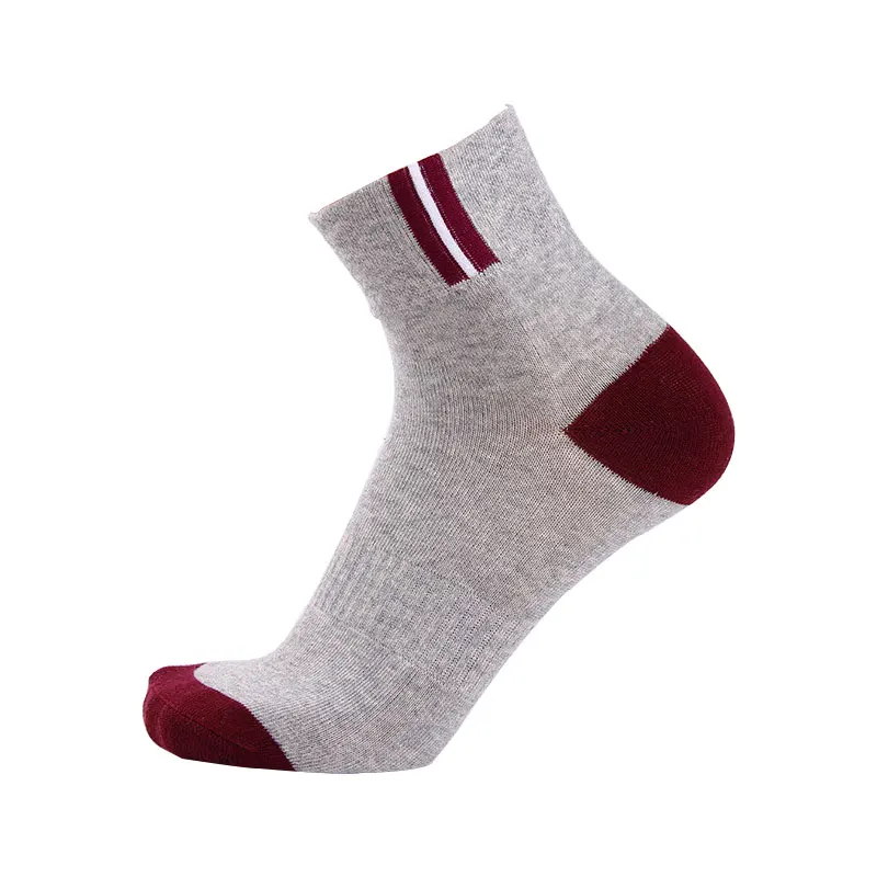 Sport Socks Soft Cotton Soccer Sports running Hiking Camping Cycling Male Socks - Цвет: THR