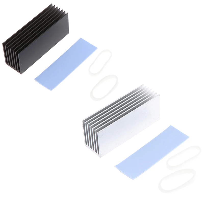1set Aluminum M.2 NVMe SSD Heatsink Cooling Heat Dissipation M.2 Solid State Hard Drive Radiator Cooler for SSD