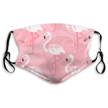 

Pink Flamingo (8) Pattern Unisex Anti-Pollution Mask Dust Mask with Filter Mask