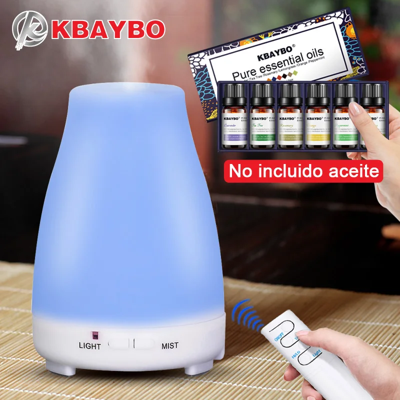 

200ml Aroma Essential Oil Diffuser Remote Control ultrasonic air Humidifier aromatherapy Cool Mist maker fogger for Home