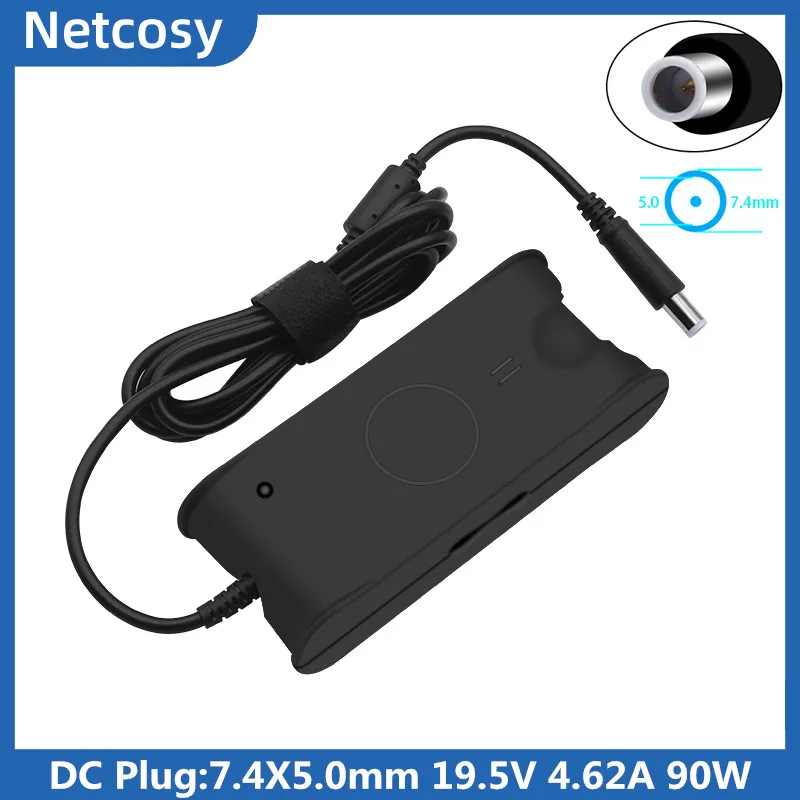 19,5 V 4.62A 90W AC Мощность адаптер для ноутбука Dell inspiron PA-10 1545 N4010 N4030 N4050 1400 D610 D620 D630 1420 D800 E6400 Зарядное устройство