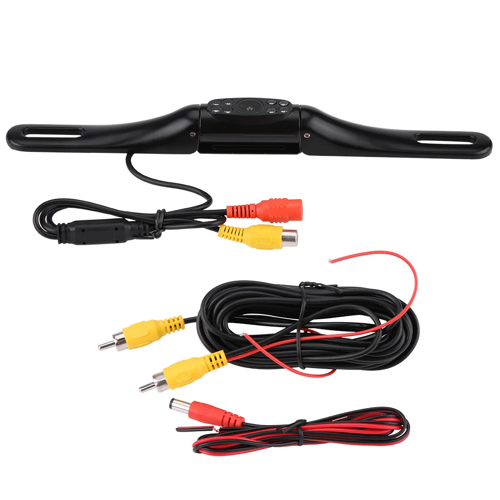 

Car Rear View Camera 8 IR LED Lamps Aluminum Car License Plate Rear View Waterproof 170 Ultra Wide Angle Reverse Parking Camera