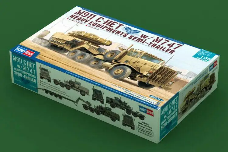 

Hobby Boss Model 1/35 85519 M911 C-HET W/M747 Heary Equipment Semi-Trailer plastic kit Hobbyboss model