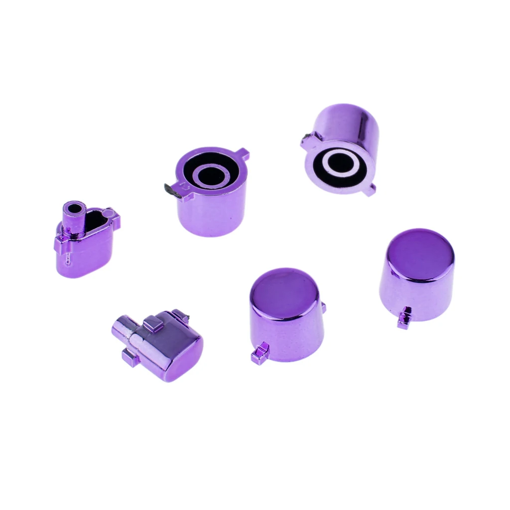 Replacement Chrome Plating Buttons and Touchpad for Sony PS4 Controller stylish facade better protection for game contoller