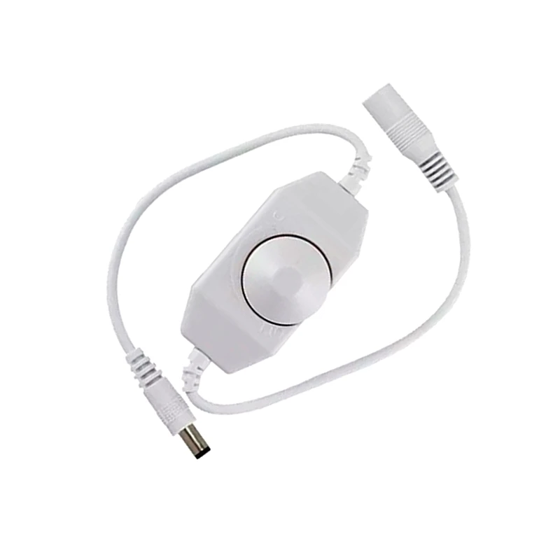 Dimmer para Led Luz de Tira Premium Manual Botão Led Interruptor Preto Elegante Iluminação Acessórios Dimmers 12v dc 0-100% Pwm 1 led interruptor dimmer para led luz de