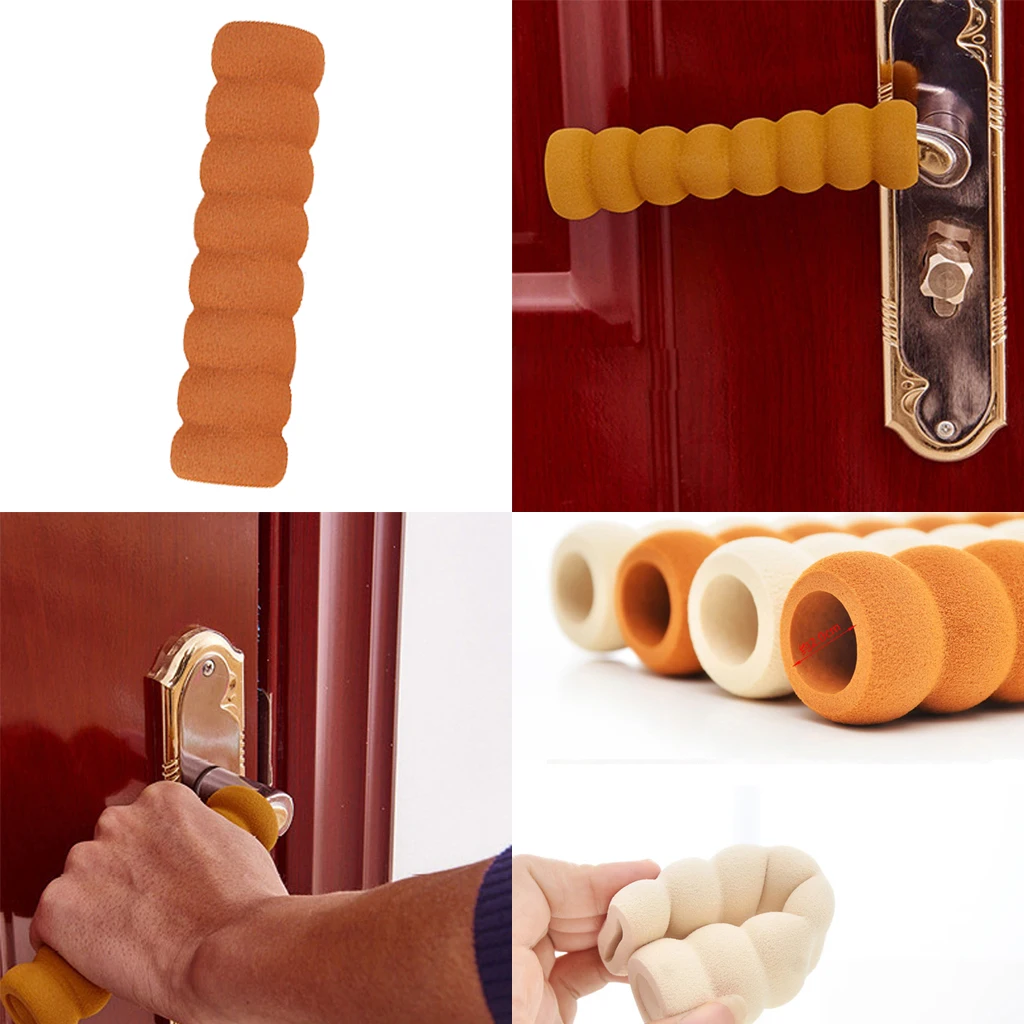 Anti-Collision Lever Door Handle Cover Guard EVA Form Door Stopper Door Knob Cover for Baby Child Safety