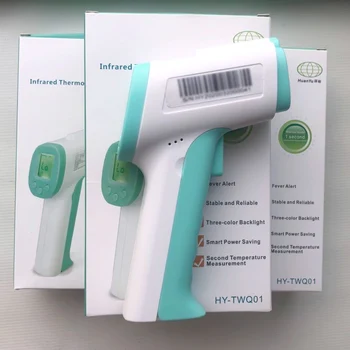 

Non Contact Infrared Thermometer Temperature Second Accurate Reading Infrared Thermometer LCD Three-color Backlight Fever Alert