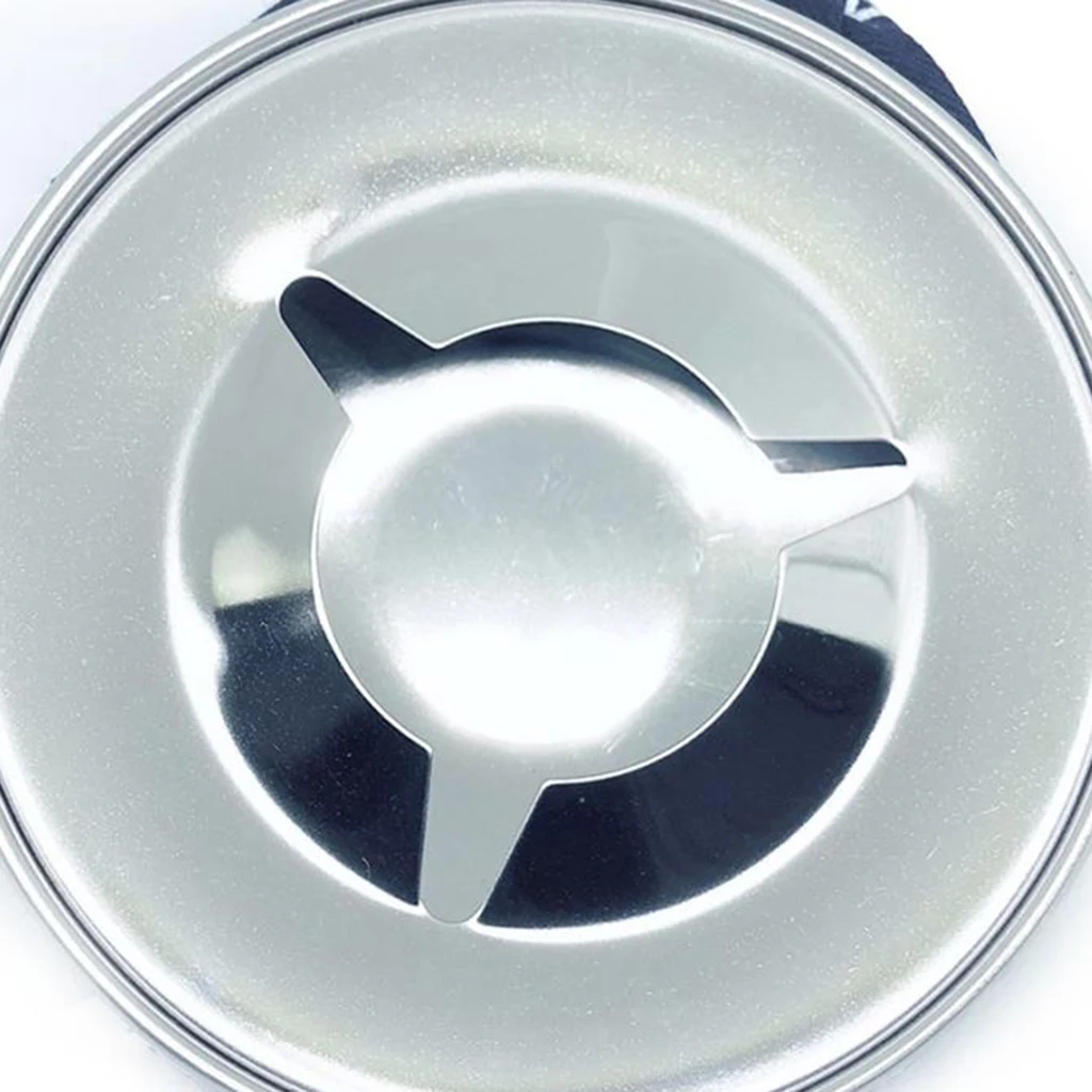 Stainless Steel Windproof Bean Bag Sandbag Cigarette Ashtray for Marine Boat RV Car Smoking, Red/Blue