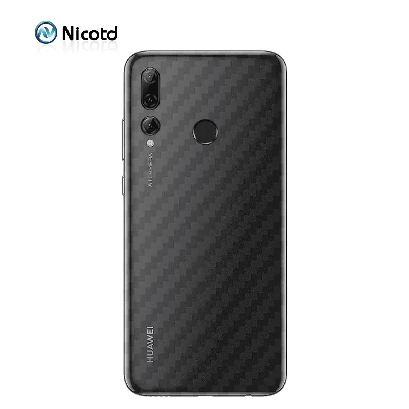 3D углеродное волокно защитная задняя пленка для Huawei Honor Play 7C 8C 10i 20i 8 Pro on Enjoy 9s 10s 9 10