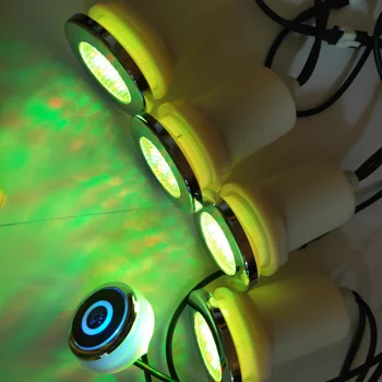 

2pcs recessed waterproof RGB replace circuit LED underwater hot tub lamp bathtub light without light controller