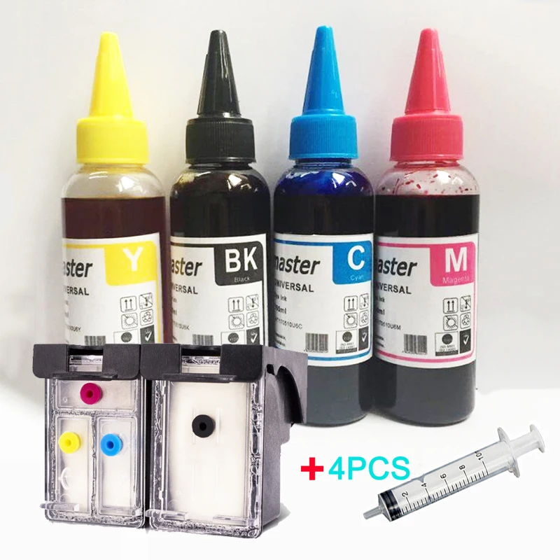 Заправляемый картридж Einkshop 65 65xl для принтера HP xl Deskjet 2622 2640 2680 3755 3752 2655 2652 5052 5055 |