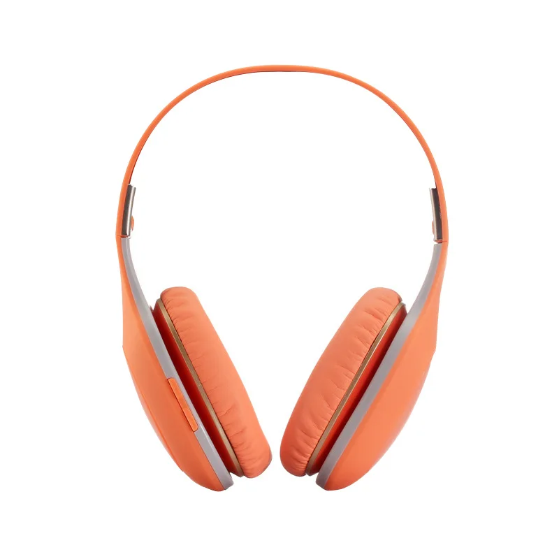 Беспроводной bluetooth-наушник с шумоподавлением на головке HIFI, складной сабвуфер, стереогарнитура, Поддержка приложения - Цвет: Красный