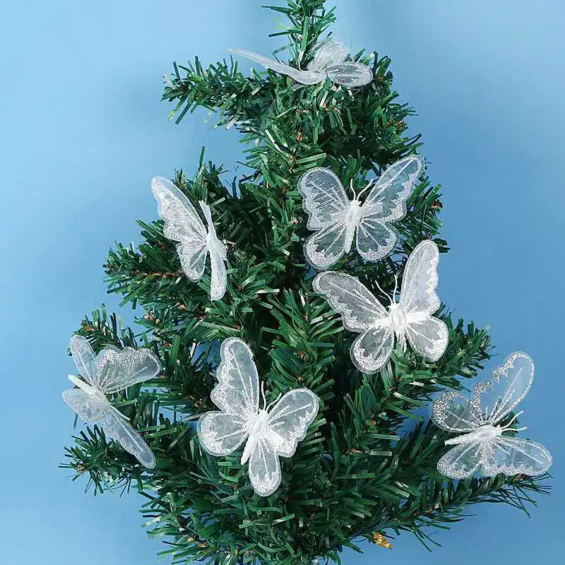 Christmas Tree Butterflies Decorations Butterfly Ornament Decoration